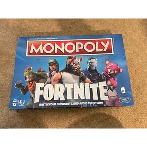 Monopoly FORTNITE Board Game COMPLETE 2018